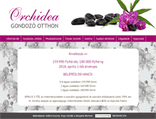 Tablet Screenshot of orchideaotthon.hu